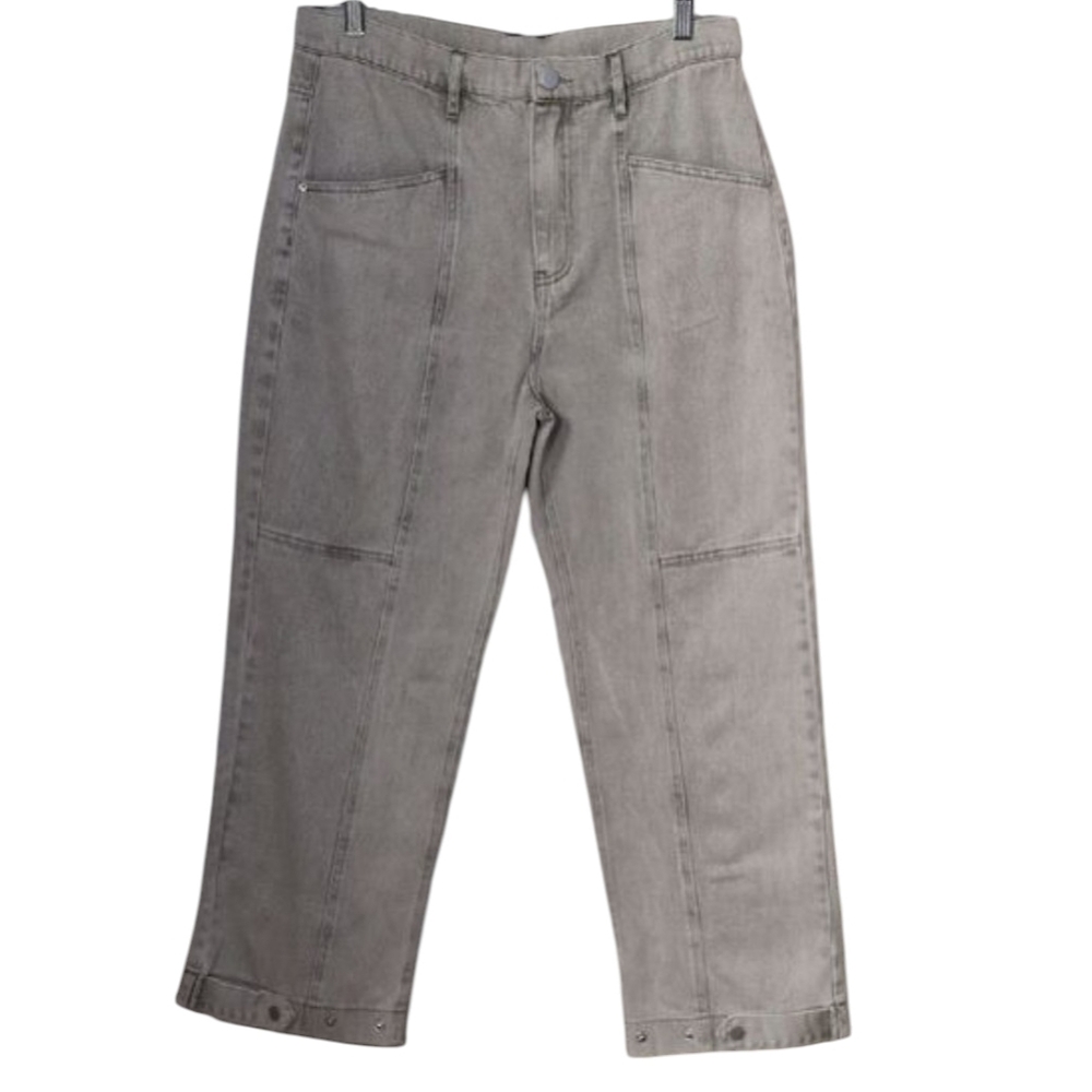 💲⬇Amazing And Versatile Light Gray Women's Jeans With Adjustable Width, Size 30